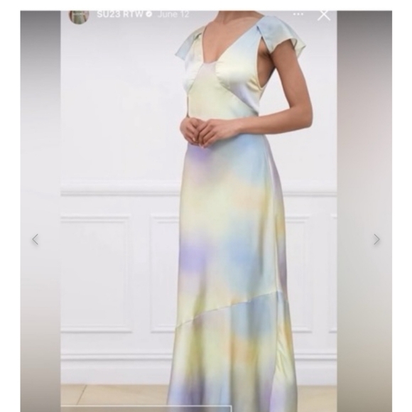 WeWoreWhat Lace Midi Slip Dress Size 00. New - Picture 2 of 8